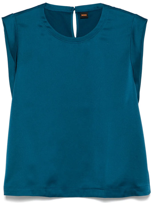 Satin-Effect Top
