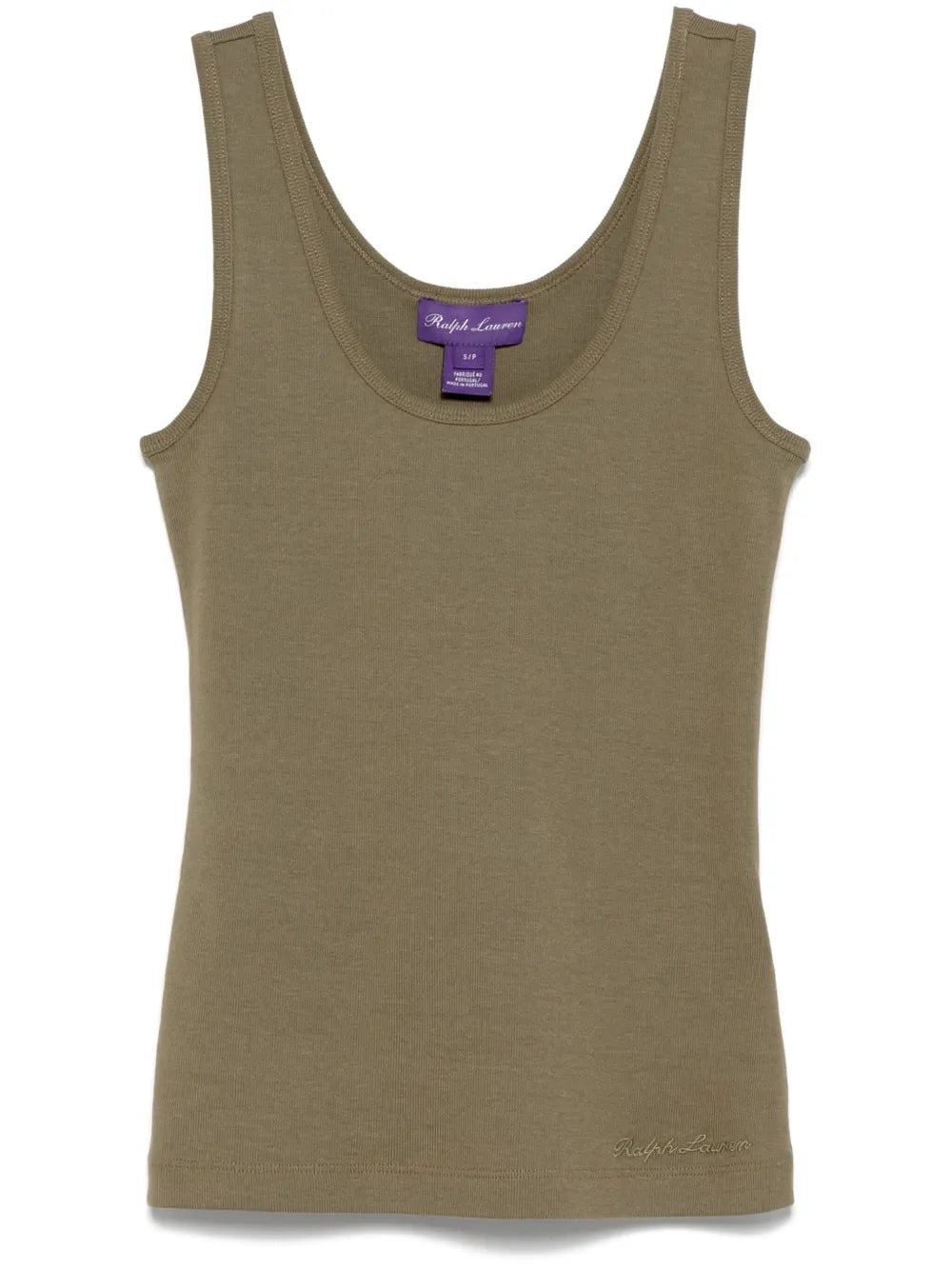 Fine-Ribbed Tank Top