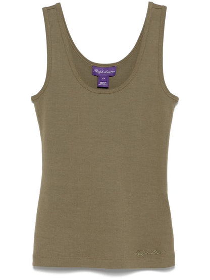 Fine-Ribbed Tank Top