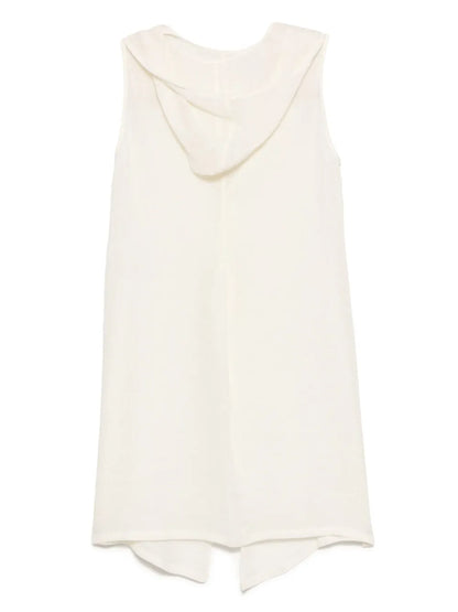 Semi-Sheer Construction Vest