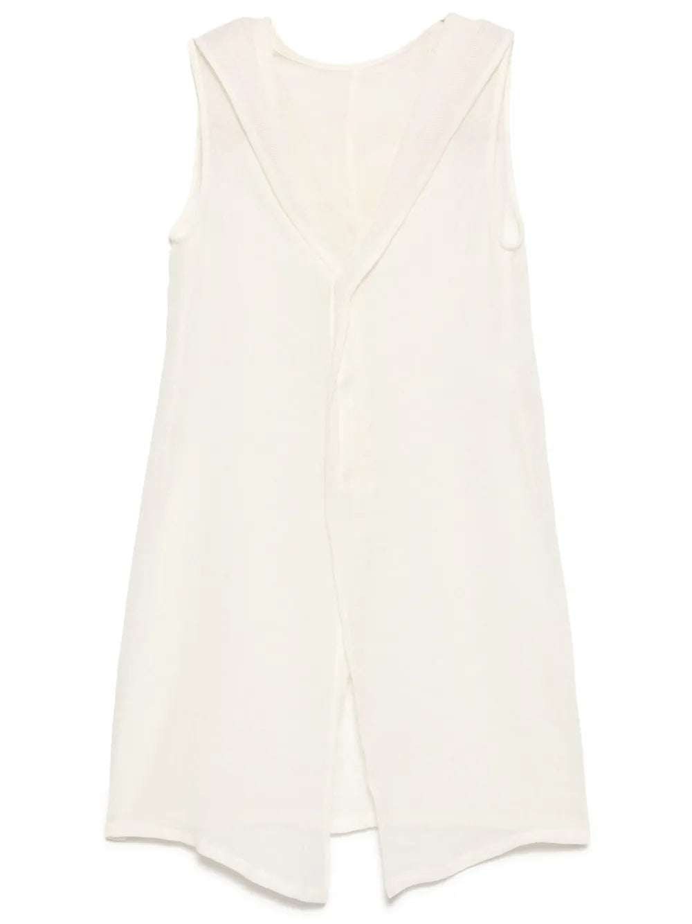 Semi-Sheer Construction Vest