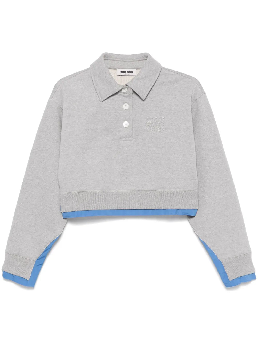 Cotton Polo Sweatshirt