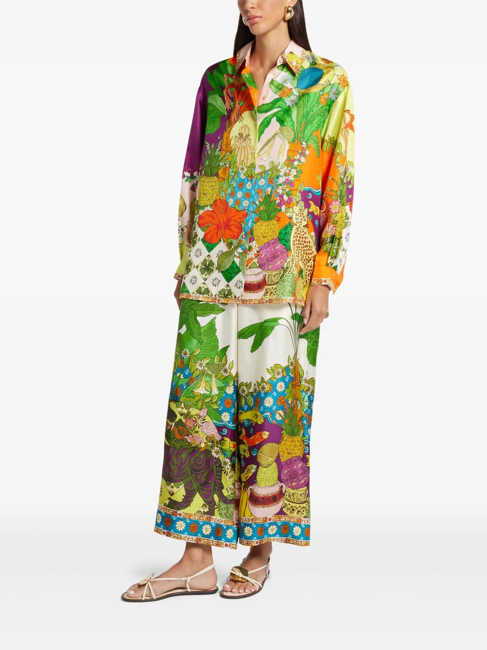 Tiger Palazzo Pants