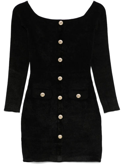 Chenille Knit Mini Dress