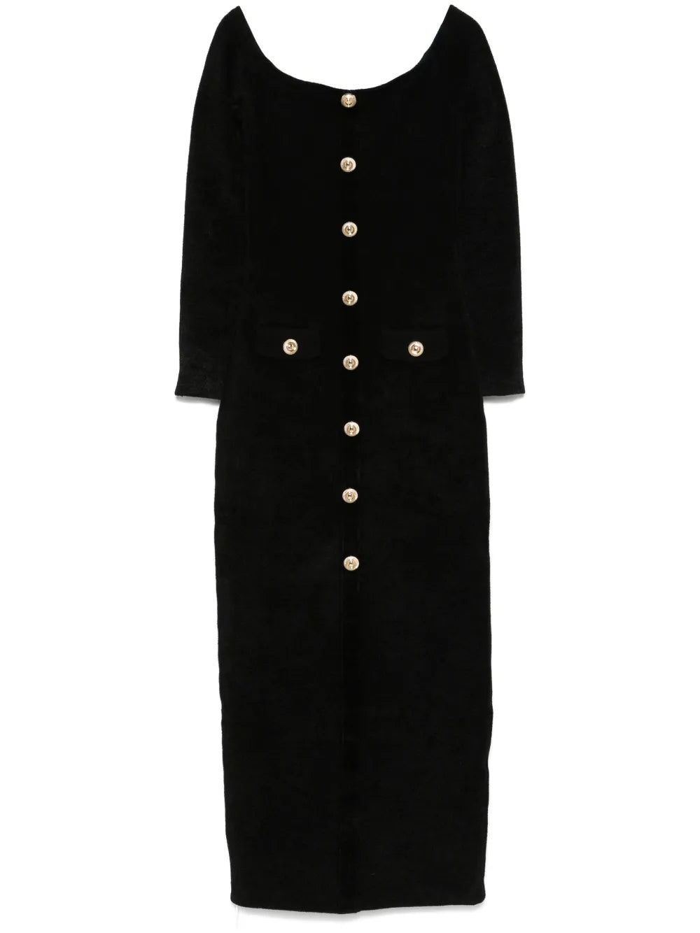 Chenille Knit Maxi Dress