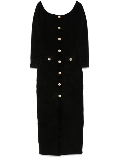 Chenille Knit Maxi Dress