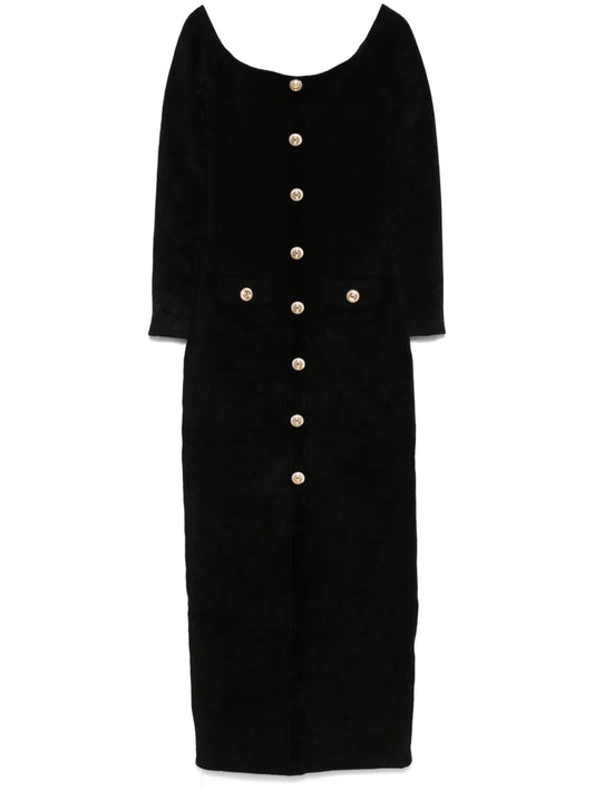 Chenille Knit Maxi Dress