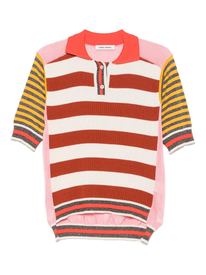 Striped Polo Top