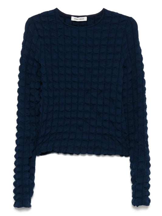 Waffle Blouse