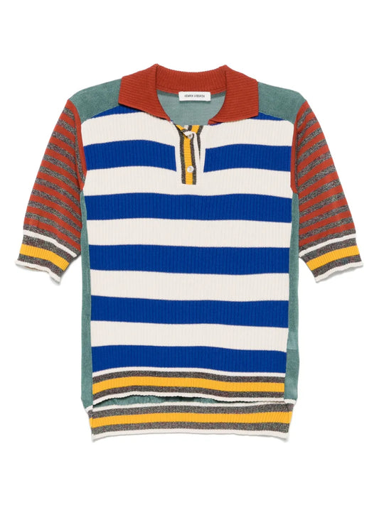 Colour-Block Polo Shirt