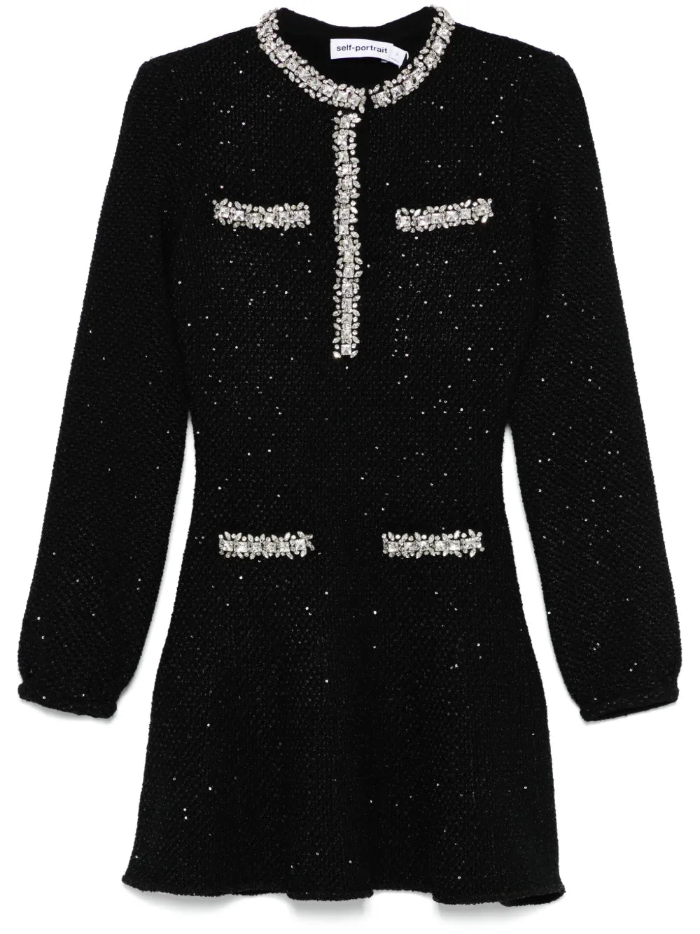 Sequin Knit Mini Dress