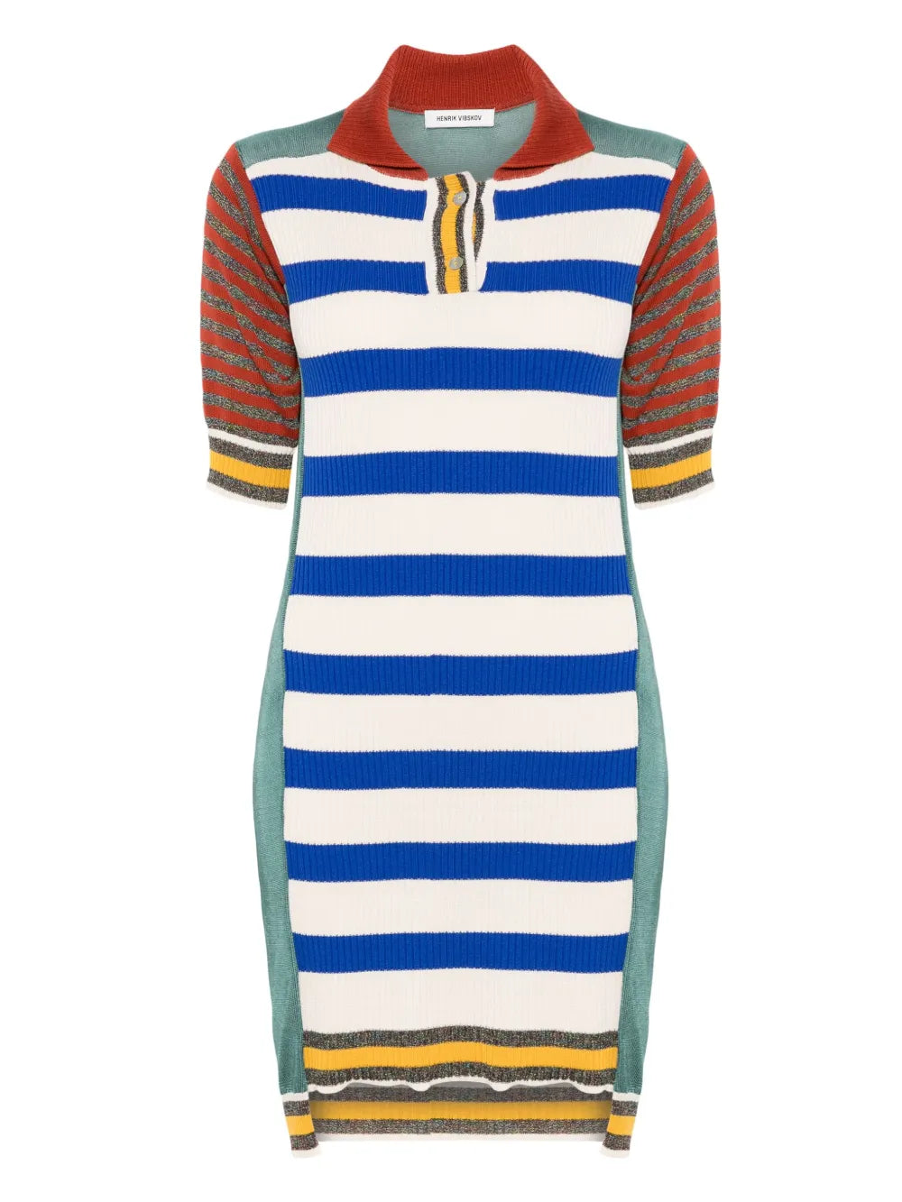Colour-Block Polo Dress