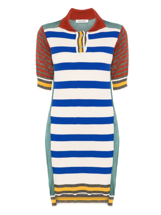 Colour-Block Polo Dress