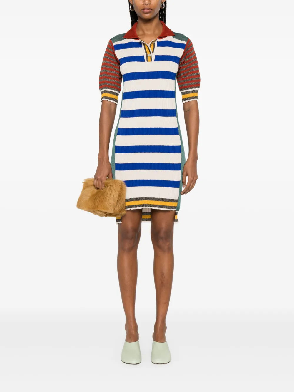 Colour-Block Polo Dress