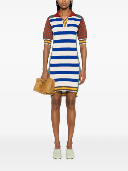 Colour-Block Polo Dress