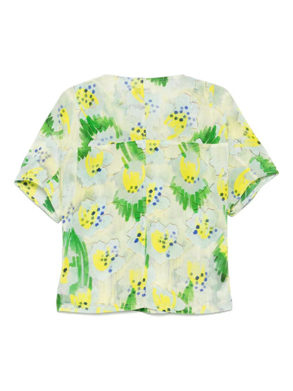 Frown Silk Blouse