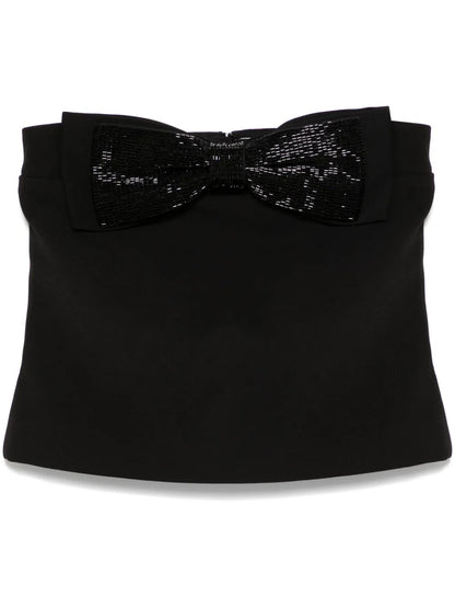 Crepe Bandeau Top