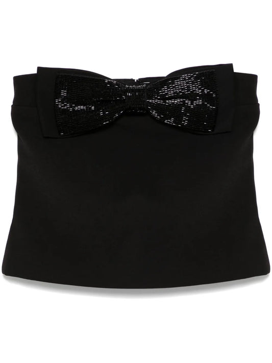 Crepe Bandeau Top
