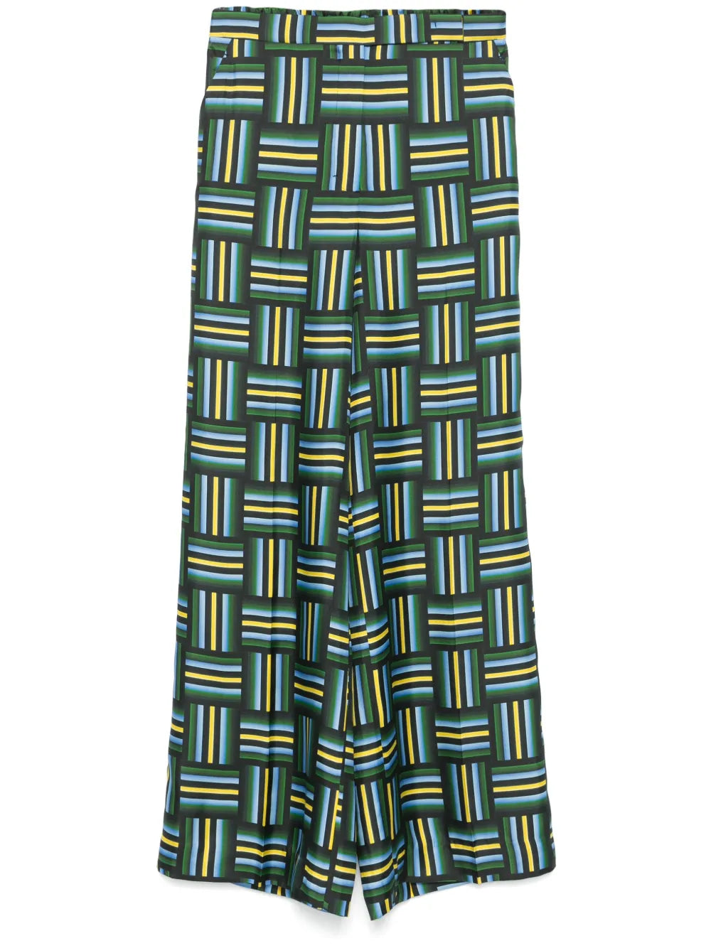 Printed Silk Trousers