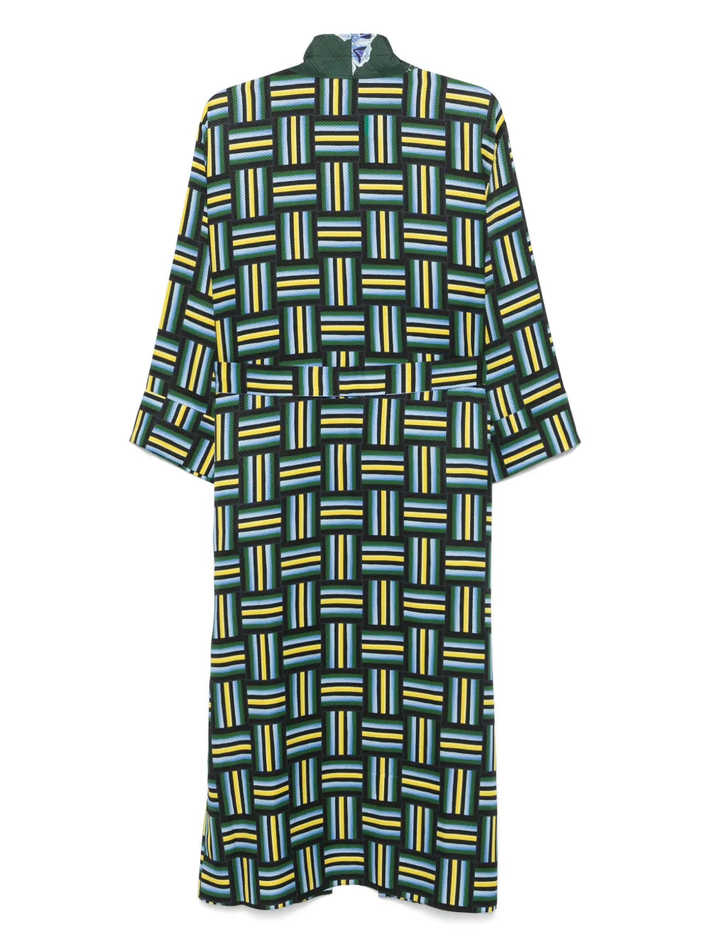 Printed Jacquard Coat