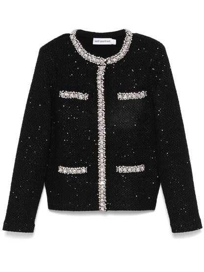 Sequin-Knit Jacket