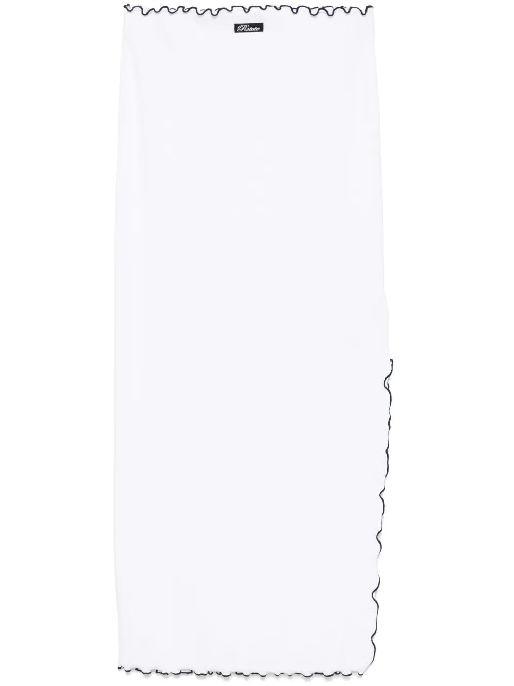 Ribbed Midi Skirt