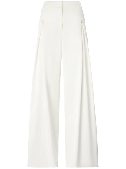 Pleat-Detail Palazzo Pants