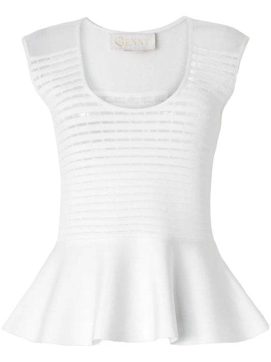 Peplum-Hem Top