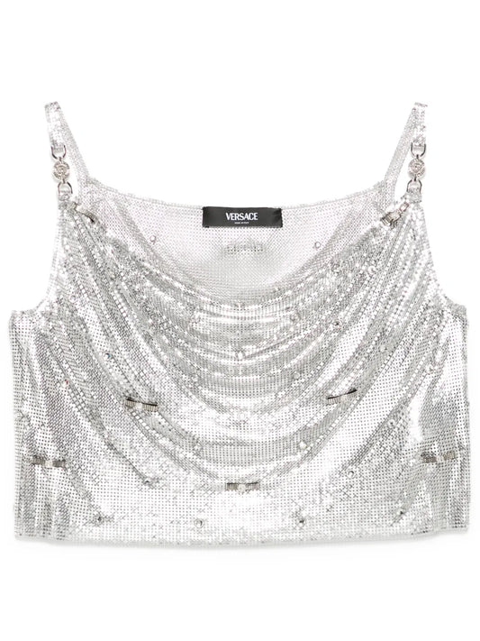 Aluminum Metal Mesh Tank Top