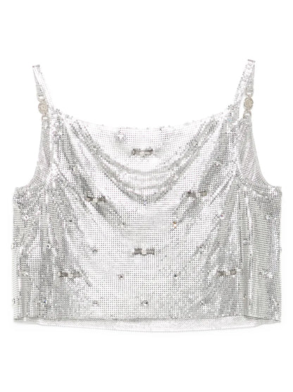 Aluminum Metal Mesh Tank Top