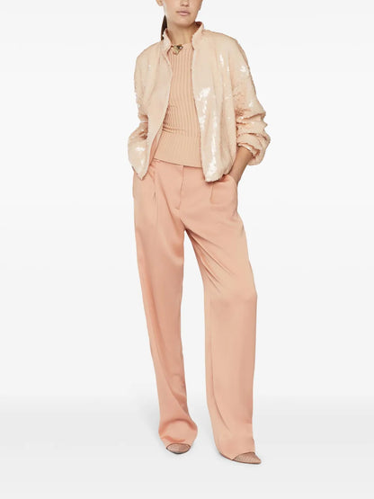 Pleat-Detail Trousers
