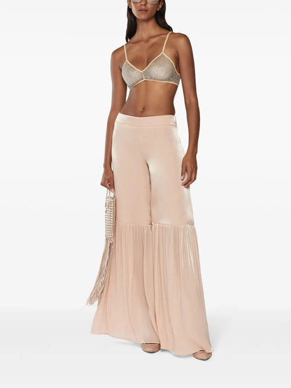Crystal-Embellished Bralette Top