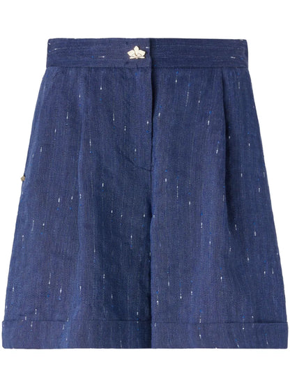 Chambray Tailored Shorts