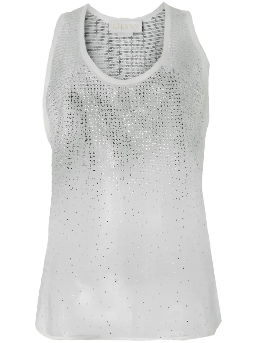 Crystal-Embellished Tank Top