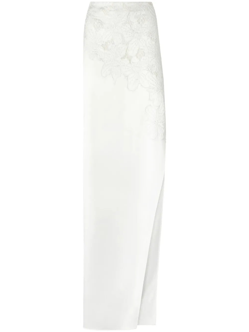 Guipure-Lace Maxi Skirt