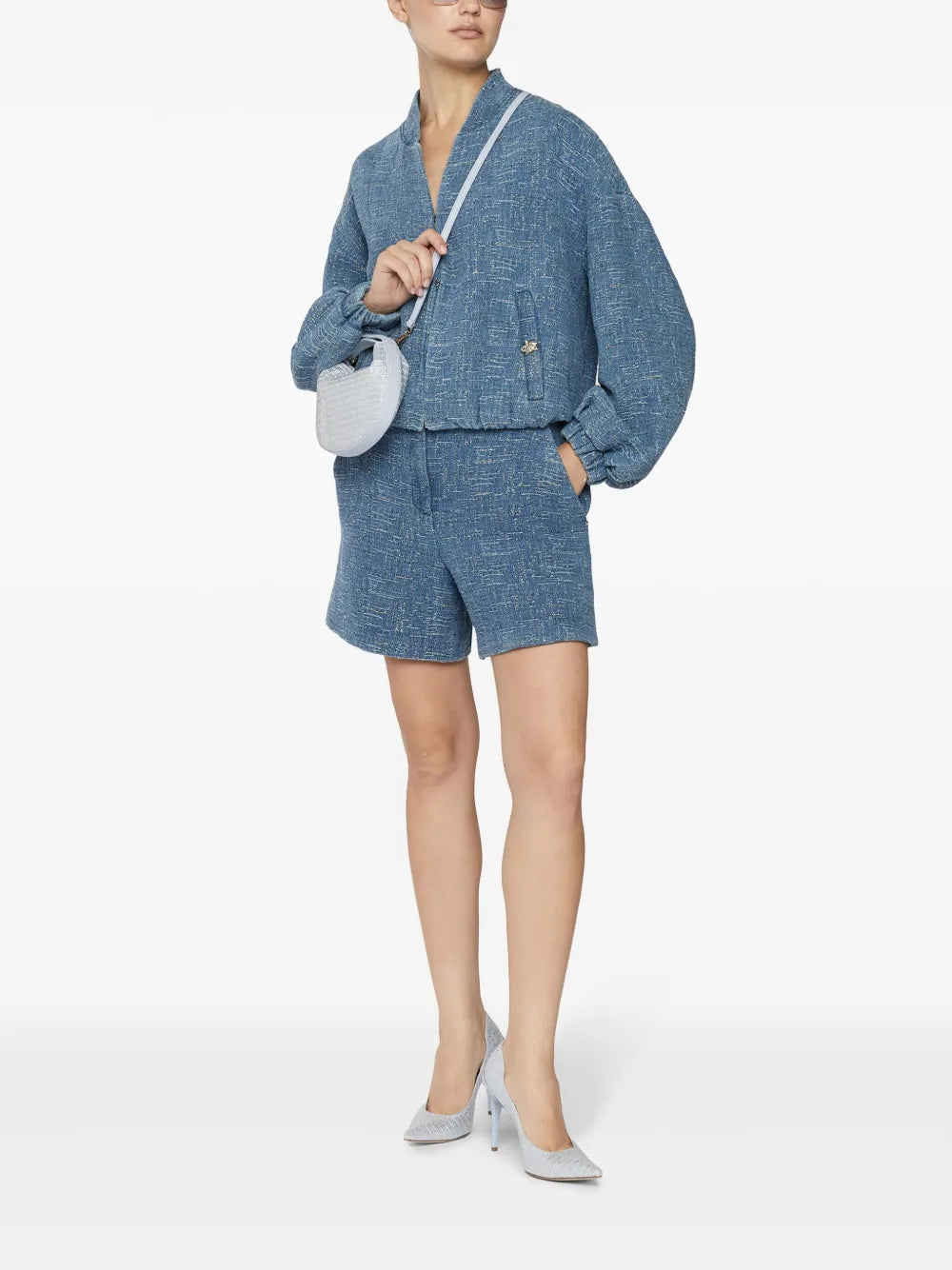 Chambray Tailored Shorts