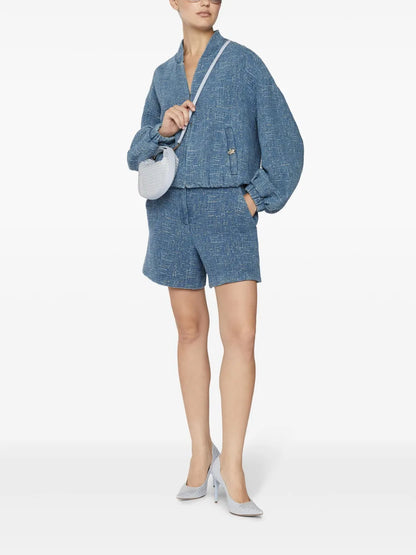 Chambray Tailored Shorts