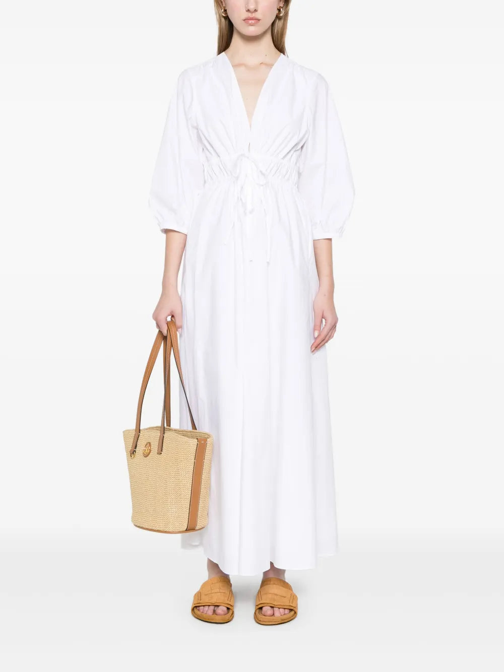 The Cinched Midi Dress