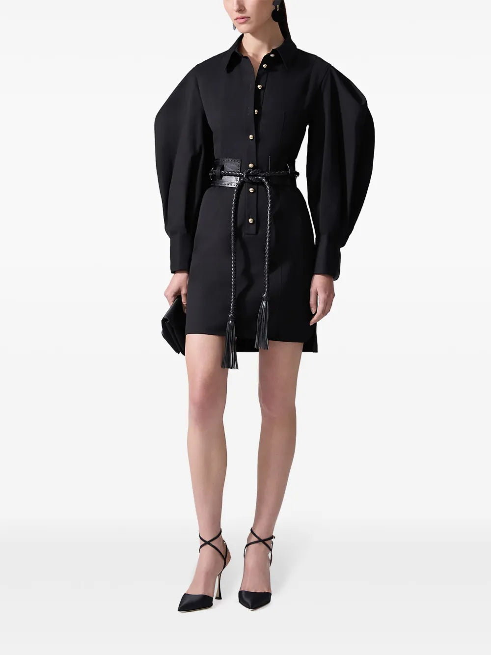 Belted Shirt Dress
