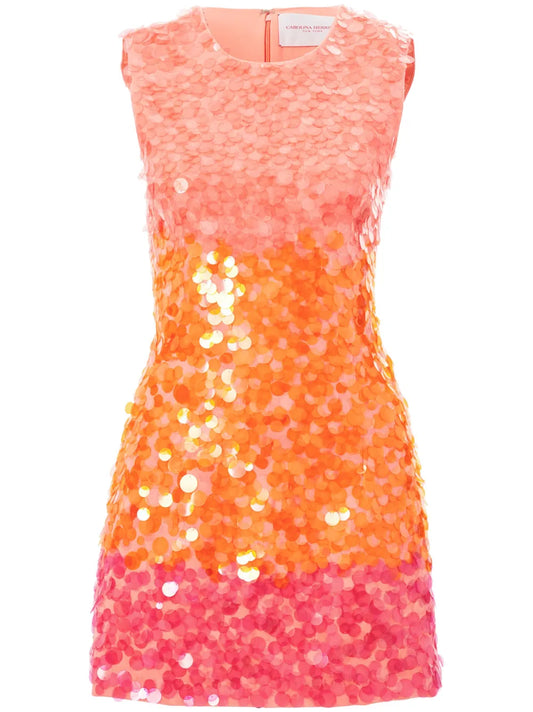 Ombré Paillette Mini Dress