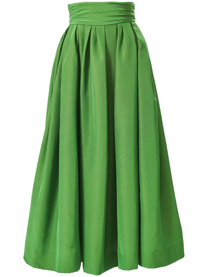 Pleated Midi Skirt