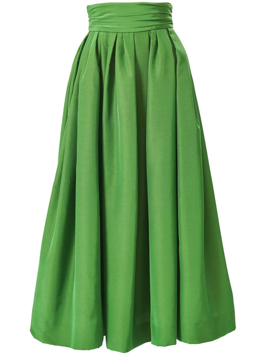 Pleated Midi Skirt