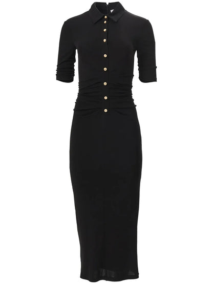 Ruched Midi Dress
