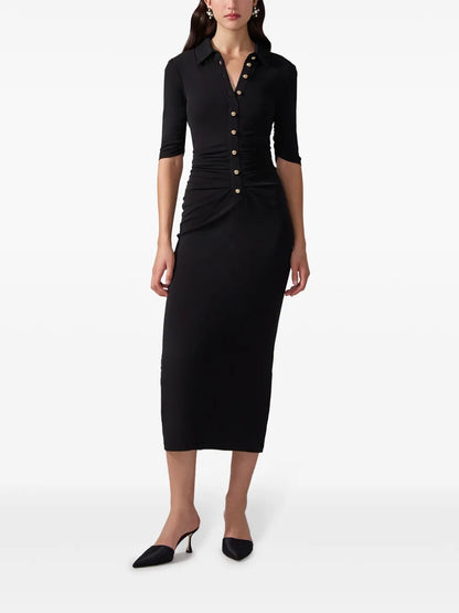 Ruched Midi Dress