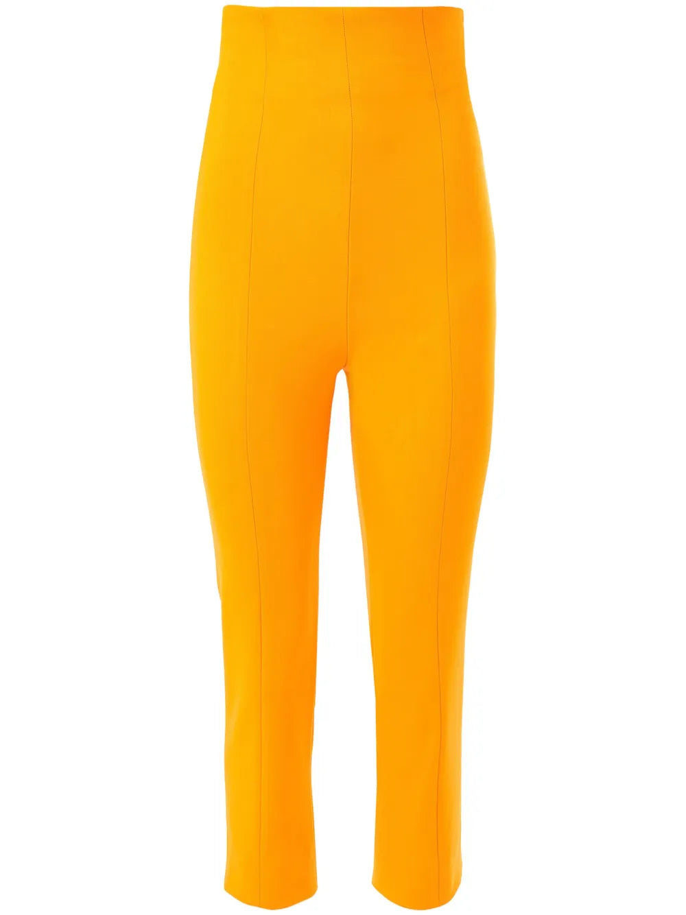 High-Waisted Capri Trousers
