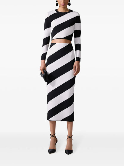 Striped Cropped Jumper