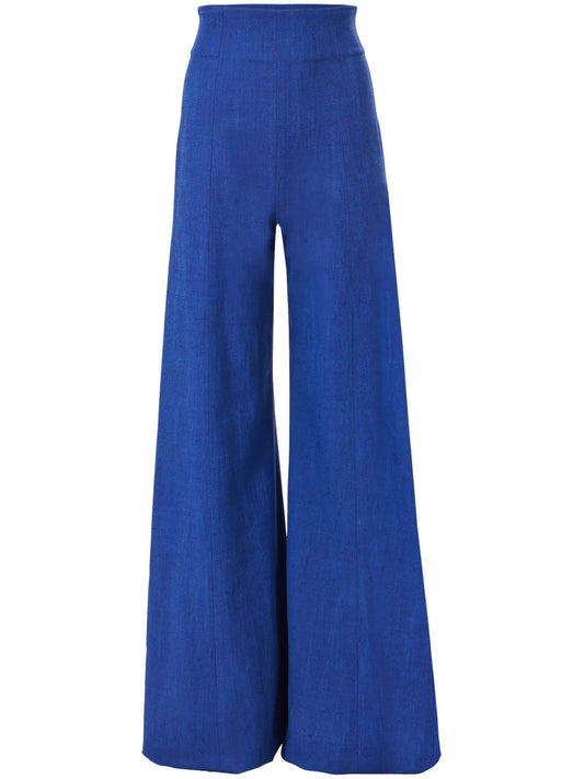 High-Waisted Palazzo Trousers