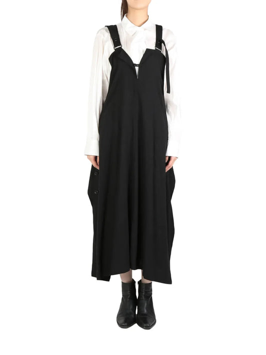Buttoned Midi Dress