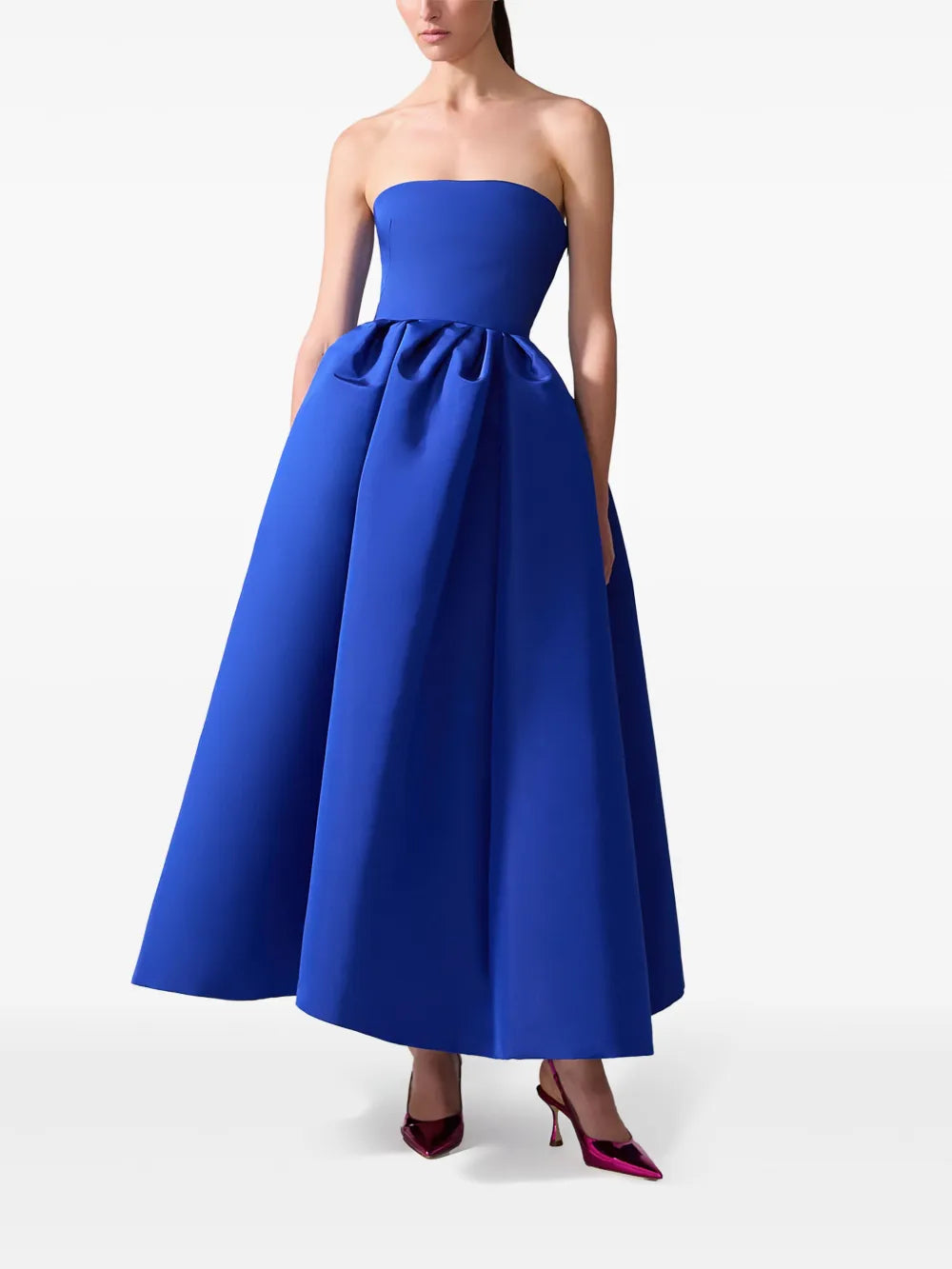 Strapless Midi Dress
