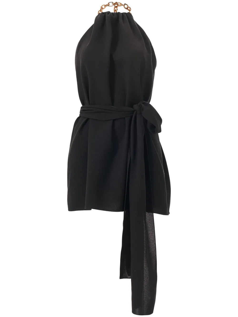 Chain-Strap Halterneck Top